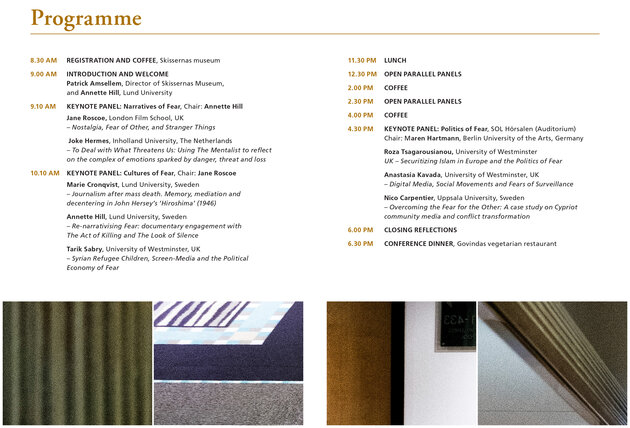 Click on the above image to find the entire programme, including open parallel panels
