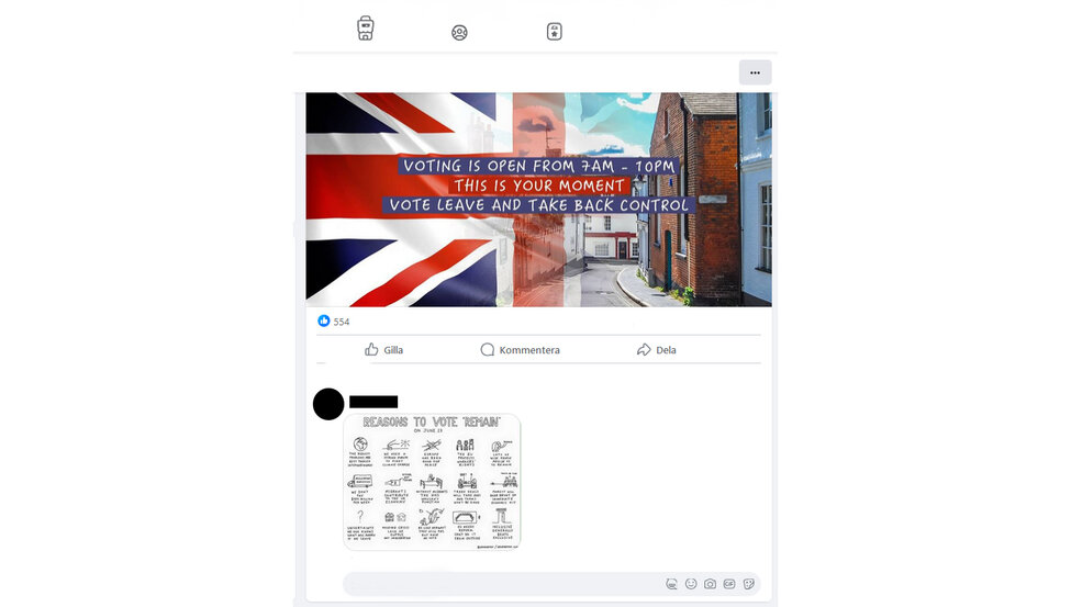 a photo of a flag with text over it and a smal picture below