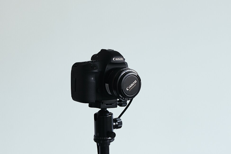 camera on tripod